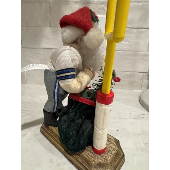 Football Santa NFL Cowboys‎ 2000 Holiday Creations Poseable Christmas No Music - Picture 10 of 11